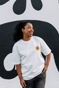 TDS x ACID.FLWRS Sunflower Tee in Yellow