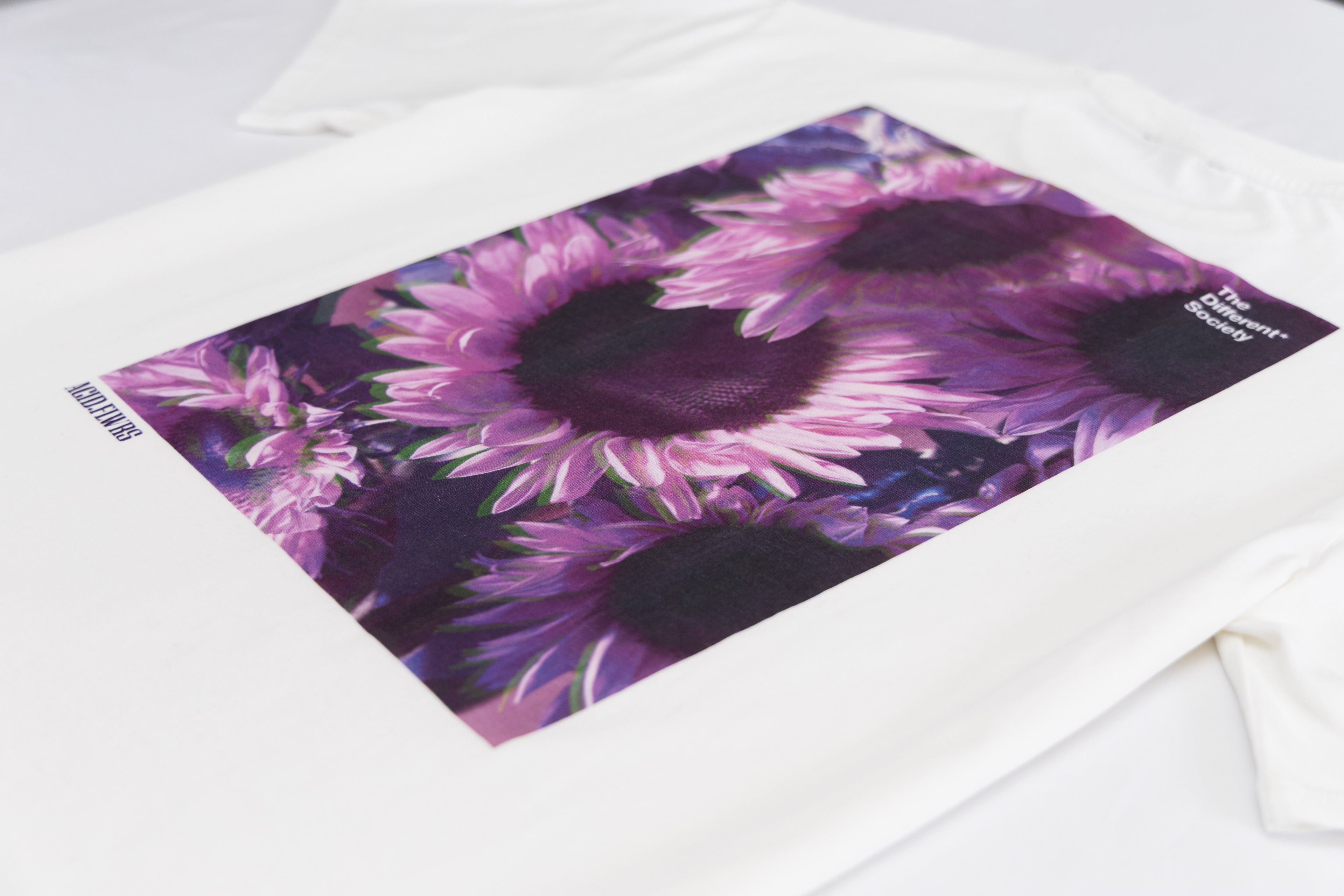 TDS x ACID.FLWRS Sunflower Tee in Purple